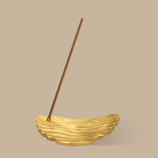 Crisp Incense Burner - Gold