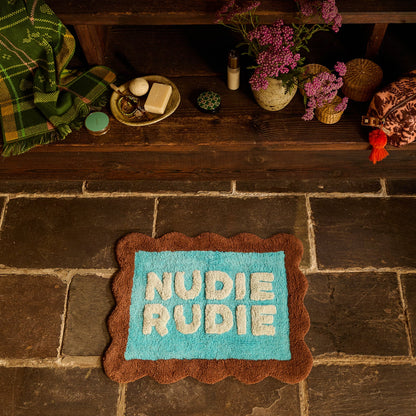 Romy Nudie Bath Mat Mini - Turquoise