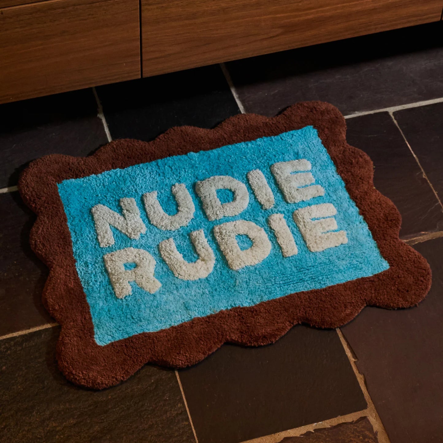 Romy Nudie Bath Mat Mini - Turquoise