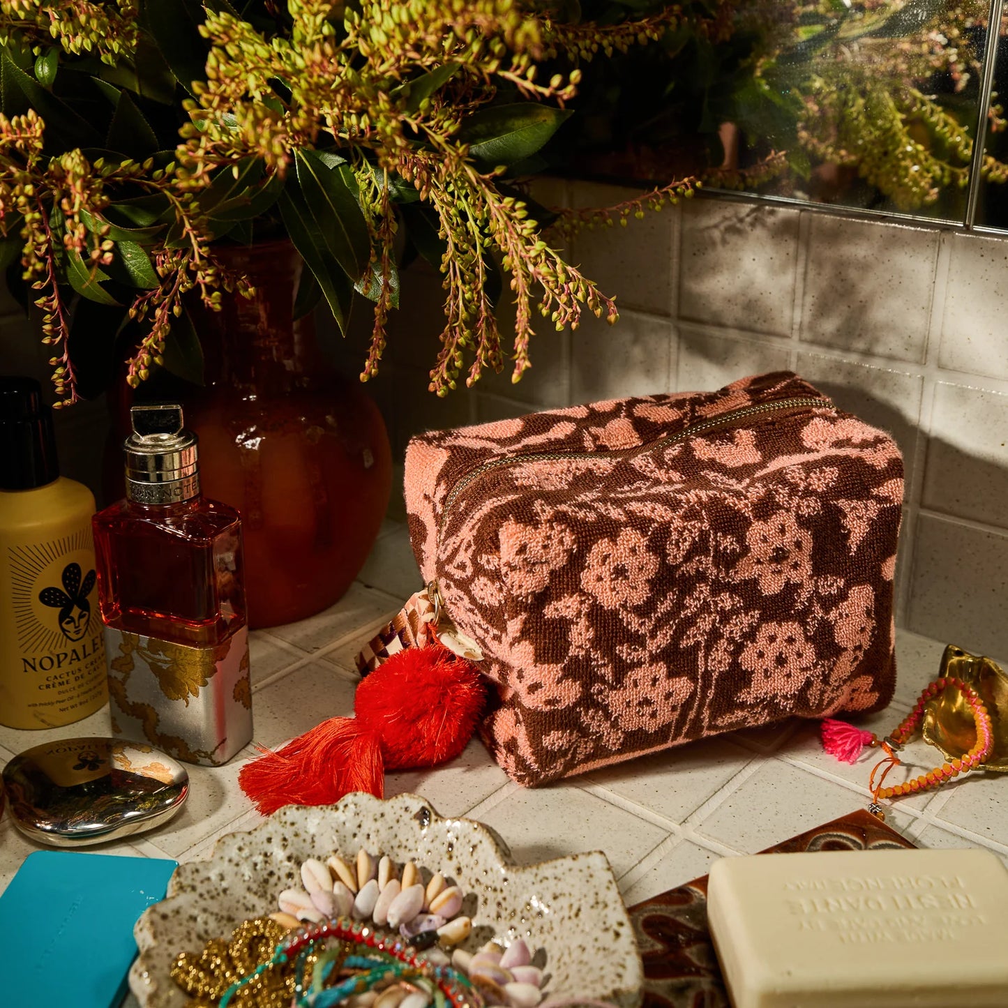 Indiana Terry Pouch - Carnelian