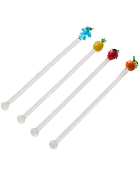 Tutti Frutti Swizzle Sticks 4P Set One Size
