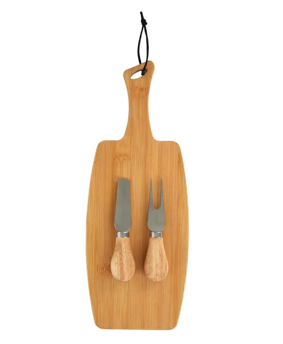 Bala Cheese Board with Knives 34x13cm