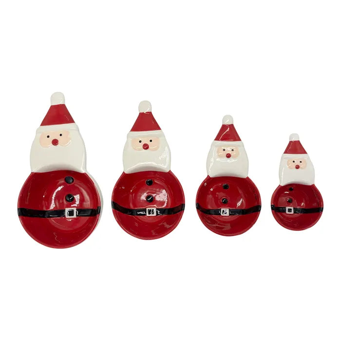 Santa Ceramic Measuring cups set of 4