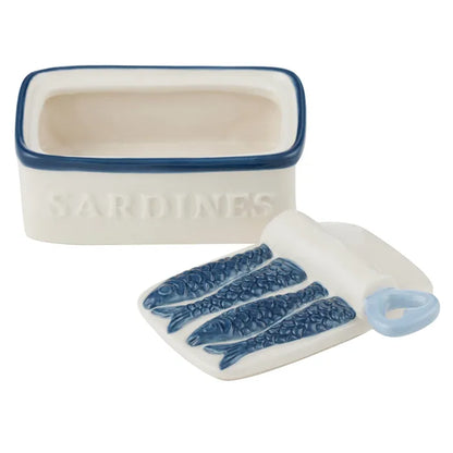 Sardine Ceramic Trinket Box
