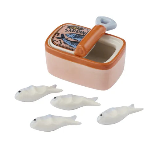 Sardine Ceramic Chopstick Set 5pc