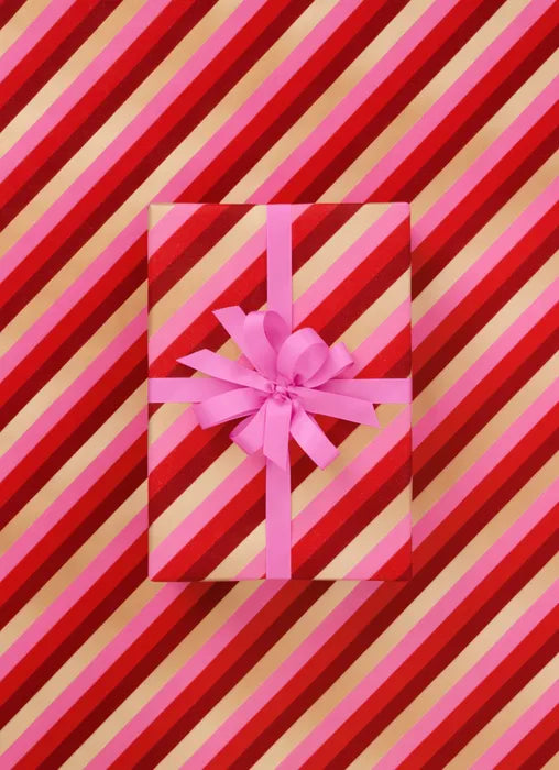 Peppermint Parade Scarlet Red Wrapping Paper 10m - In store Only