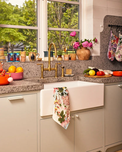 Belle Floral Tea Towel