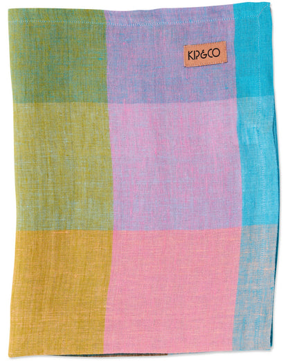 Sorbet Tartan Tea Towel