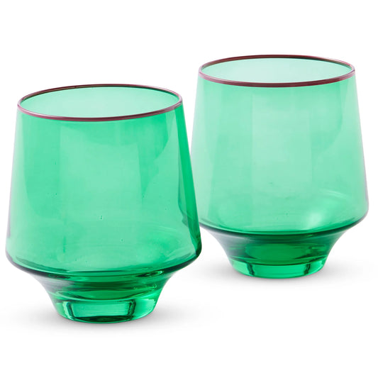 Jaded Tumbler Glass 2P Set One Size