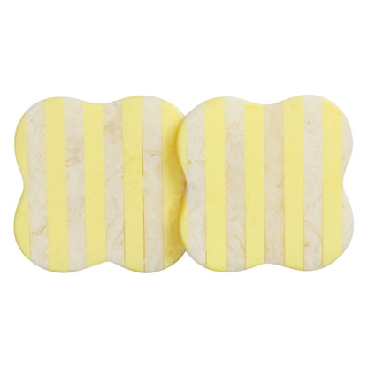 Noellyn Resin Coasters - Set of 2 - Aspen Gold