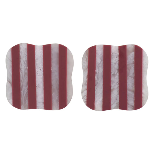 Noellyn Resin Coasters - Set of 2 - Lilac